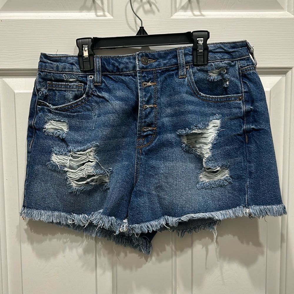High Waisted Jean Shorts
